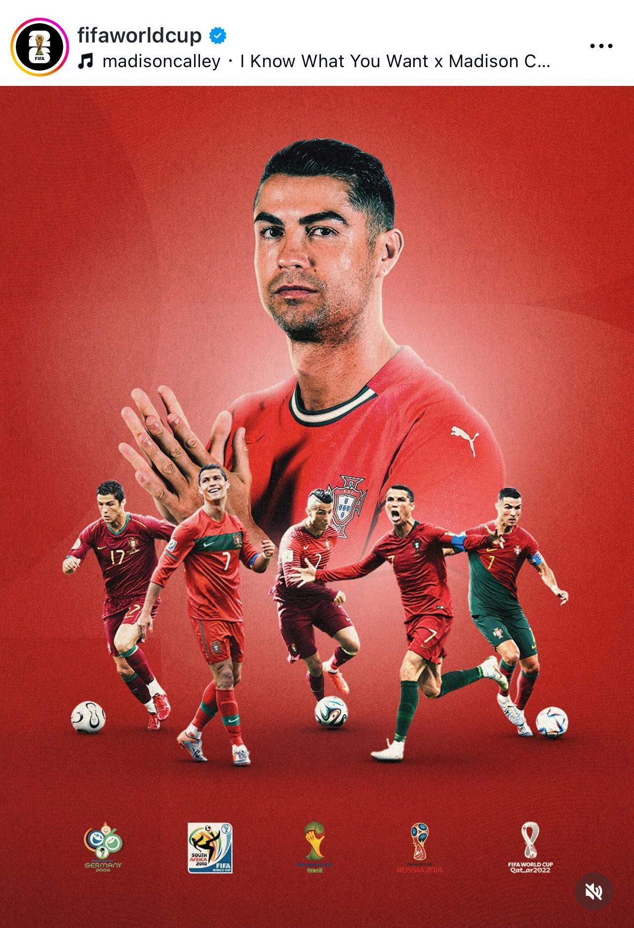 星空体育官网-世界杯官方晒C罗海报：C罗迎来第6次世预赛之旅